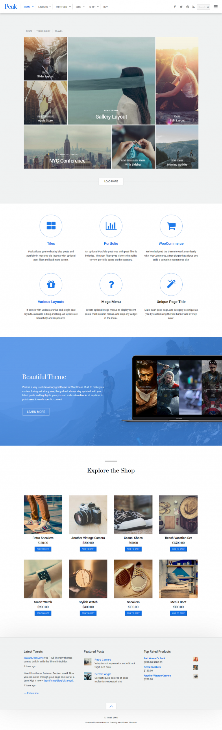 Peak Wordpress Theme